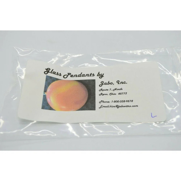 Brown Yellow White Swirl Flattened Glass Jabo Marb - Picture 4 of 4